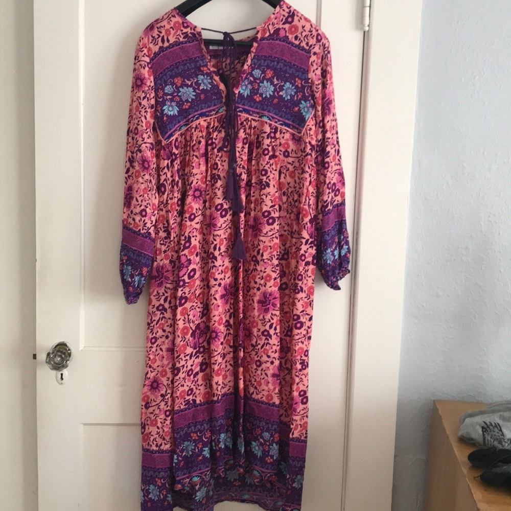 Bohemian midi dress. Size small (2-4)